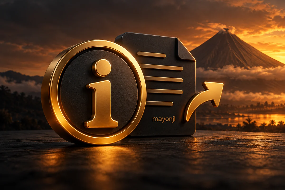Disclaimer — mayonjl orange and gold illustration
