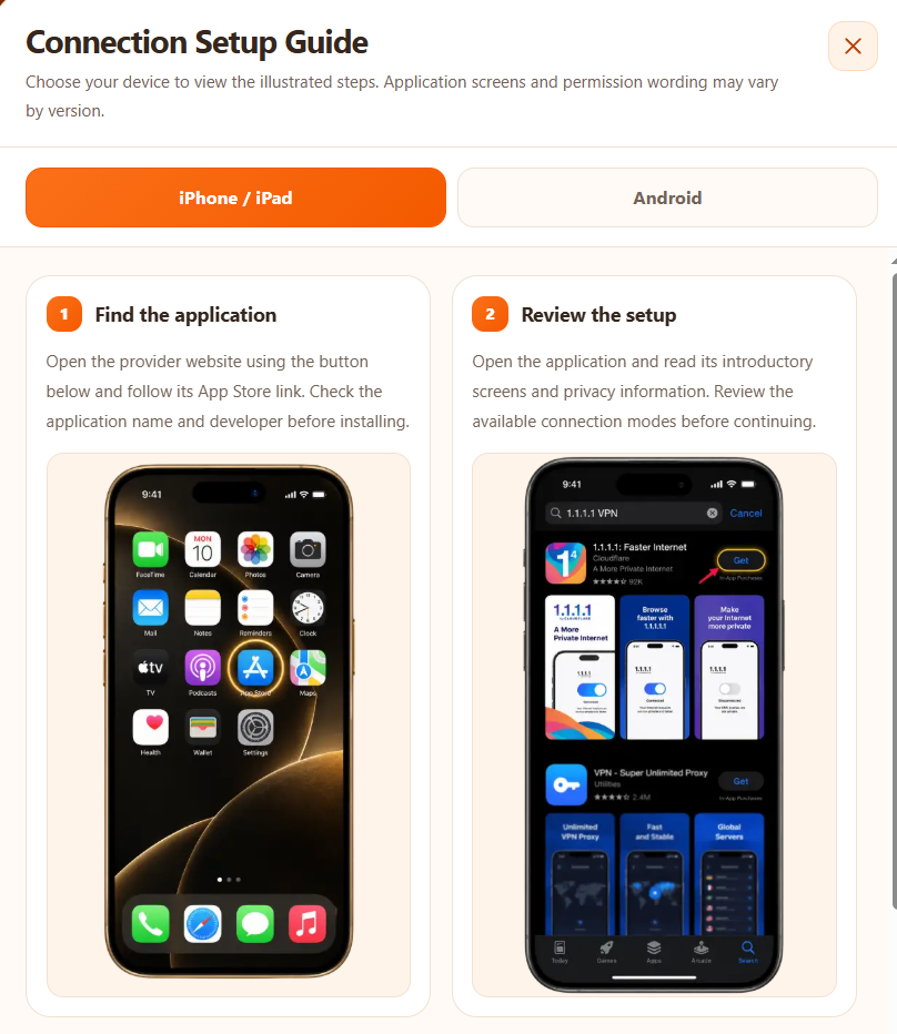 ios step 1: Open the App Store